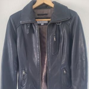 Marc new york soft leather women's jacket size s